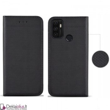 Telone smart magnet serijos atverčiamas dėklas - juodas (Oppo A53/A53S)